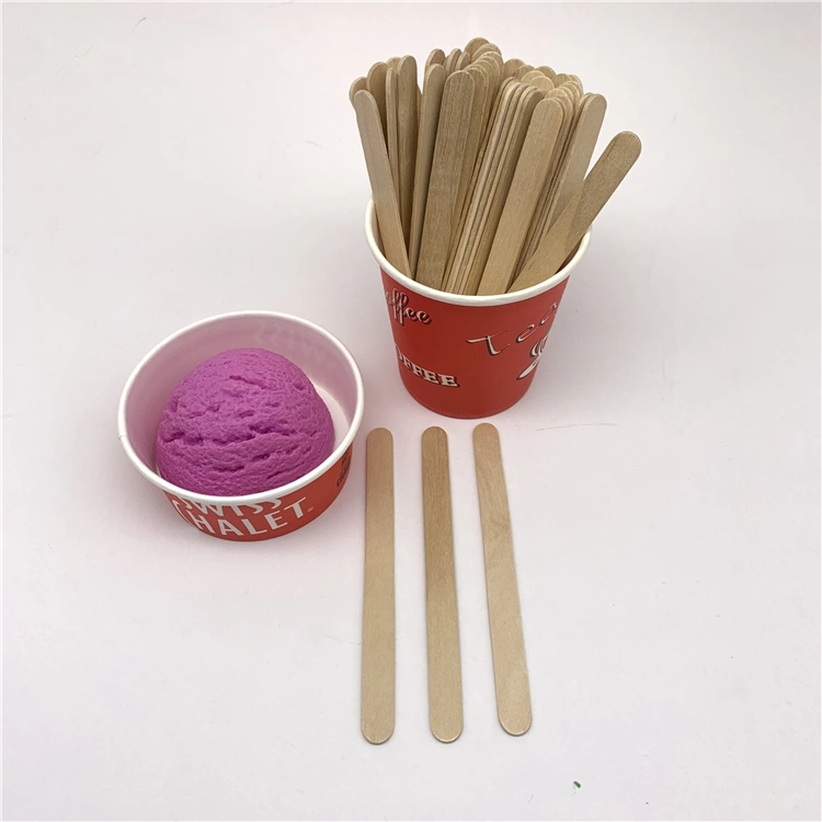 Disposable Ice Cream Stick Crafts Wooden Printed Popsicle Sticks Manufacturer